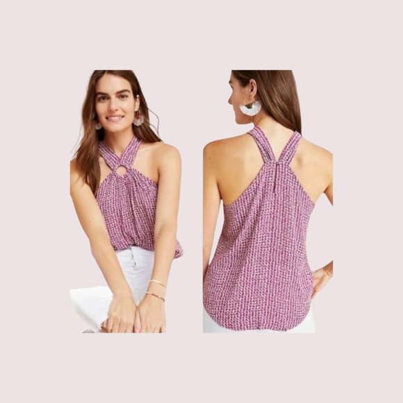 Anthropologie Tops - ❤️HOST PICK❤️ NWT Maeve Anthropologie Keyhole Tank Top Size 14